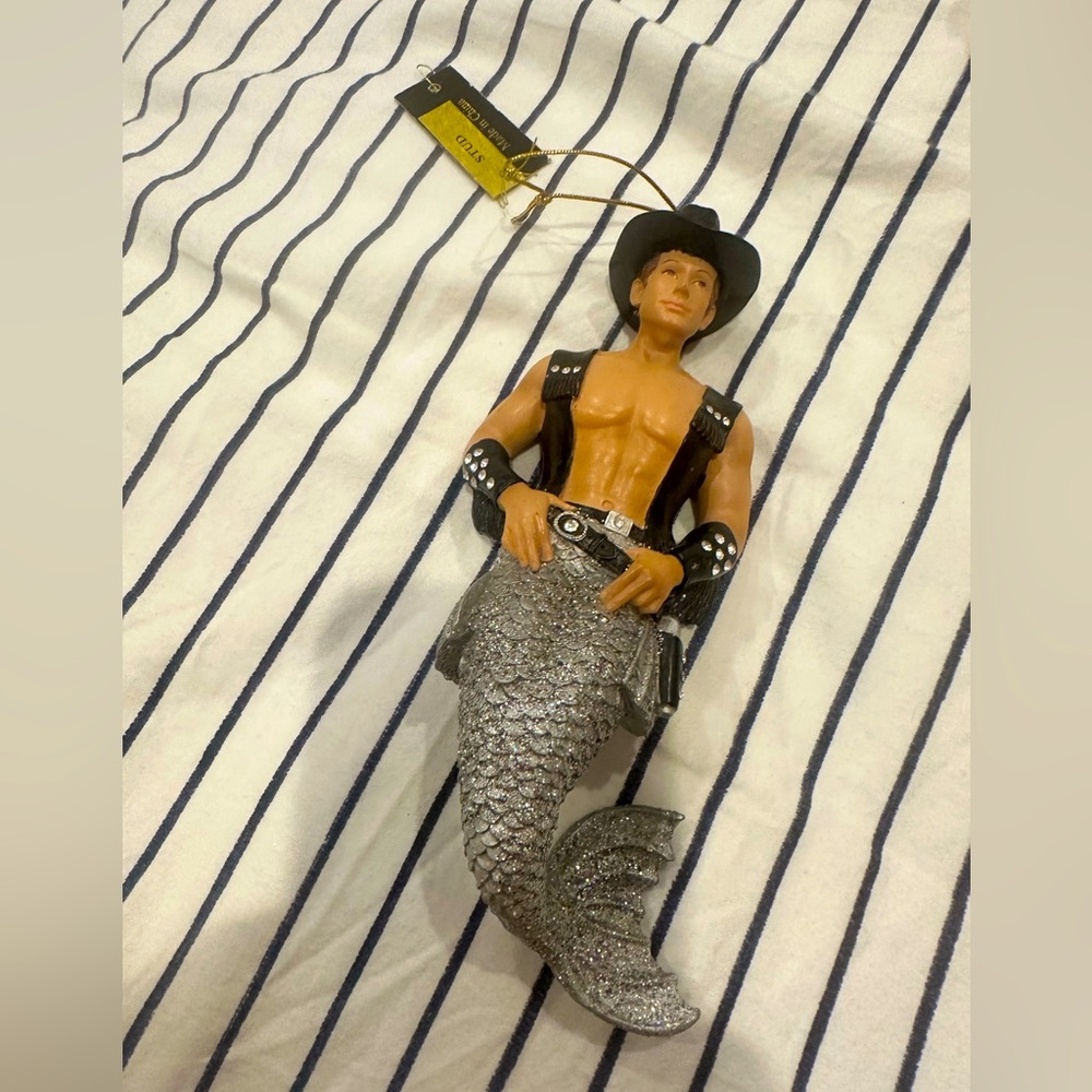 December Diamonds Mermaid Cowboy Ornament - STUD